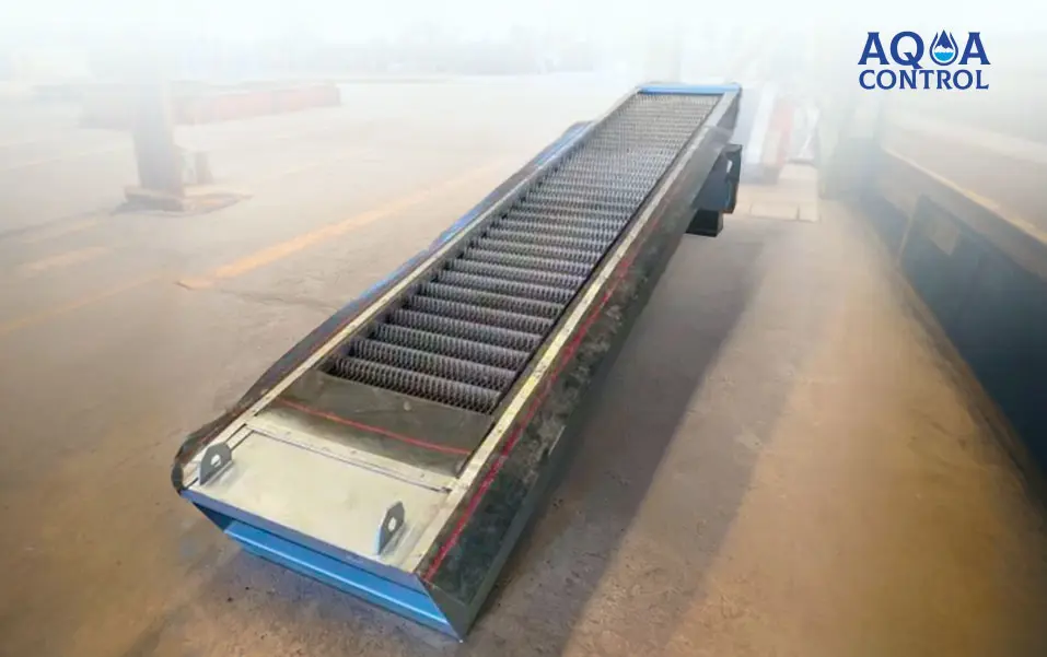 Rotating mechanical grid screen Rotating mechanical grid screen